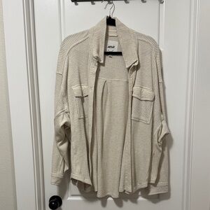 Oasis Beige Women's Shirt Jacket